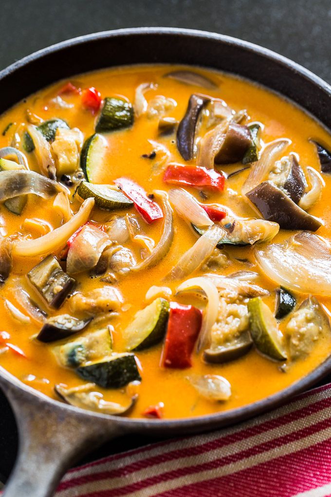 Quick Thai Curry: The Magic of Pre-Roasted Veggies